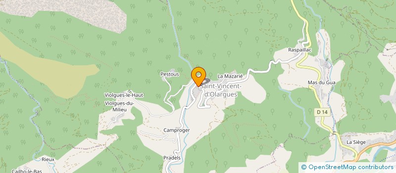 localisation de l'entreprise MONSIEUR CHRISTIAN FIEU  SAINT-JULIEN