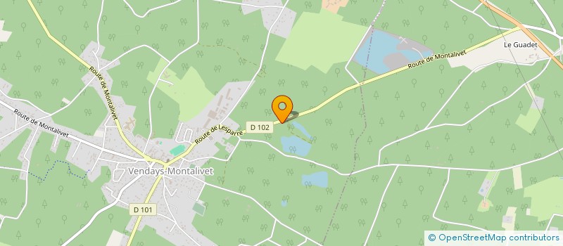 localisation de l'entreprise MONSIEUR CHRISTIAN FIGEROU  VENDAYS-MONTALIVET