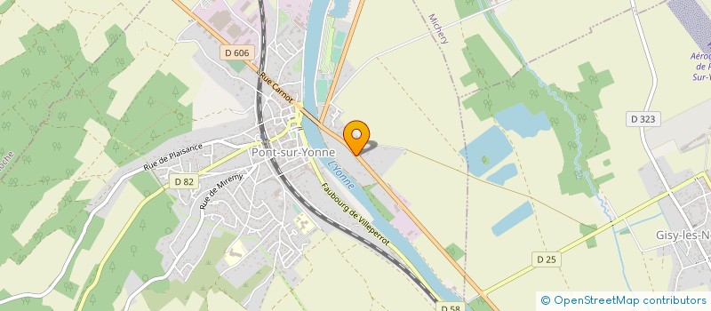 localisation de l'entreprise MONSIEUR CHRISTIAN FILIATRE à PONT-SUR-YONNE