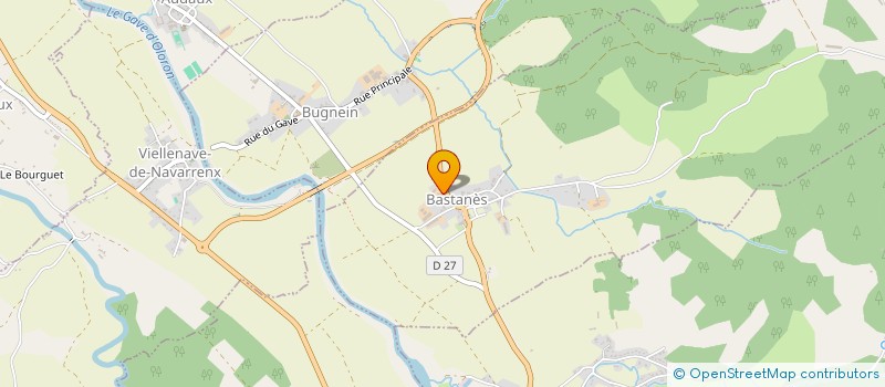 localisation de l'entreprise MONSIEUR CHRISTIAN FIN  BASTANES