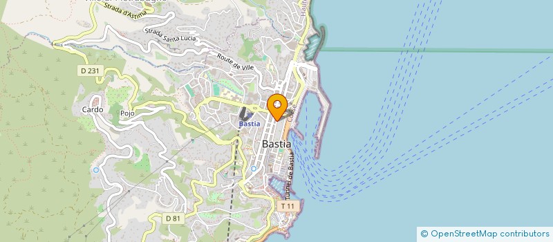 localisation de l'entreprise MONSIEUR CHRISTIAN FINALTERI à BASTIA
