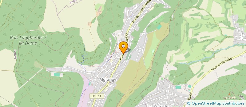 localisation de l'entreprise MONSIEUR CHRISTIAN FINCK  ALGRANGE