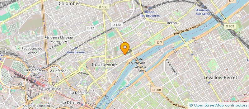 localisation de l'entreprise MONSIEUR CHRISTIAN FIRMIN à COURBEVOIE