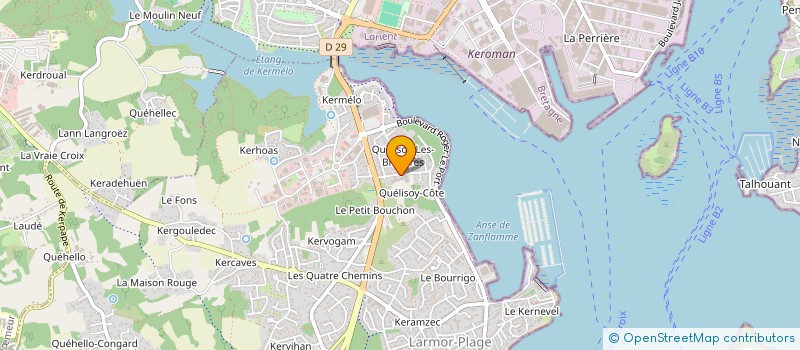 localisation de l'entreprise MONSIEUR CHRISTIAN FLACHER  GUIDEL