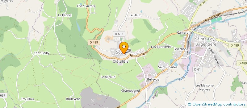 localisation de l'entreprise MONSIEUR CHRISTIAN FLAICHEZ à HAUTE-RIVOIRE