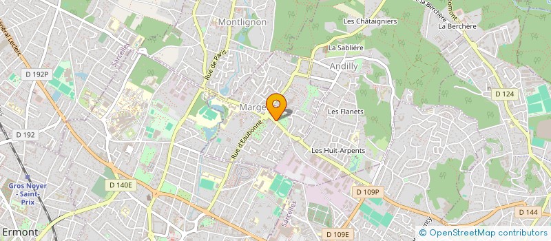 localisation de l'entreprise MONSIEUR CHRISTIAN FLEURY à MARGENCY