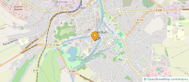localisation de l'entreprise MONSIEUR CHRISTIAN FLORIMONT à VERDUN