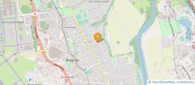 localisation de l'entreprise MONSIEUR CHRISTIAN FLOUCAT à BLAGNAC