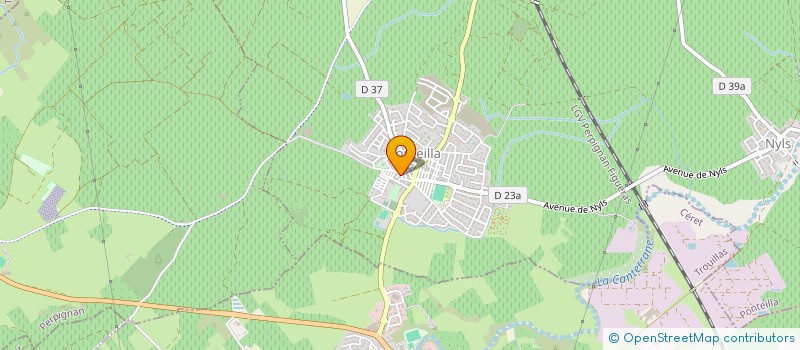 localisation de l'entreprise MONSIEUR CHRISTIAN FONS  PONTEILLA