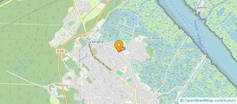 localisation de l'entreprise MONSIEUR CHRISTIAN FONTAINE  LA TREMBLADE