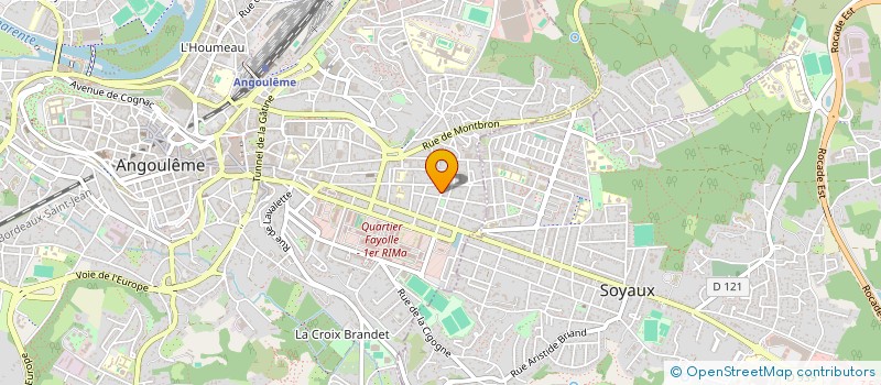 localisation de l'entreprise MONSIEUR CHRISTIAN FONTENAY à ANGOULEME