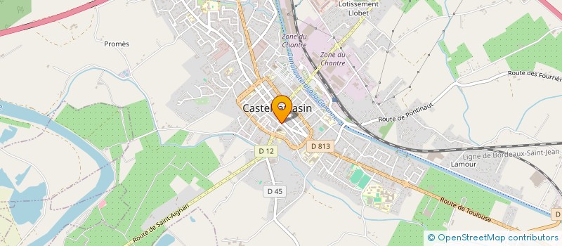 localisation de l'entreprise MONSIEUR CHRISTIAN FORET  CASTELSARRASIN