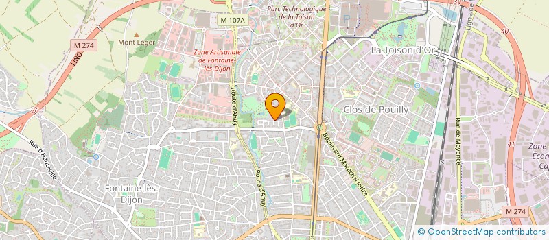 localisation de l'entreprise MONSIEUR CHRISTIAN FORNAL  DIJON