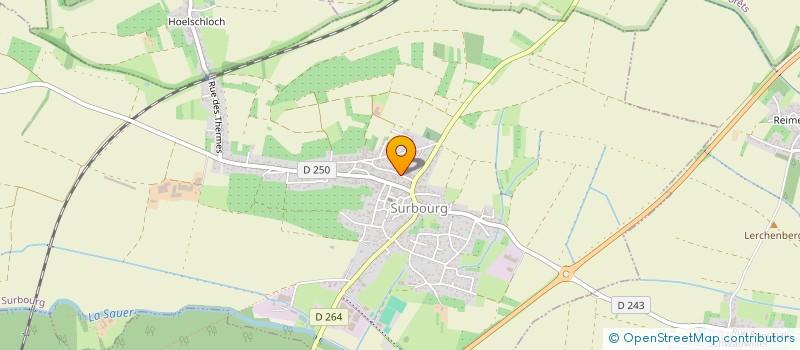 localisation de l'entreprise MONSIEUR CHRISTIAN FORST  SURBOURG