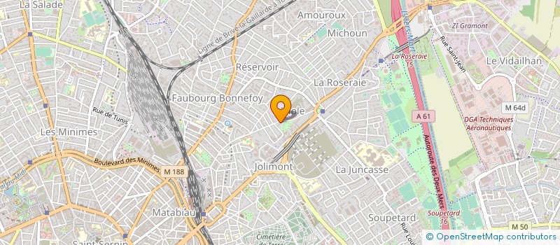 localisation de l'entreprise MONSIEUR CHRISTIAN FORTASSIN à TOULOUSE