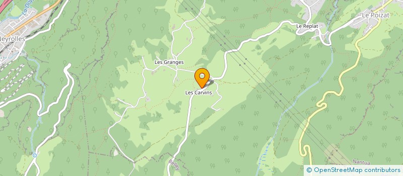 localisation de l'entreprise MONSIEUR CHRISTIAN FORTIER  ST-GERMAIN-DE-JOUX