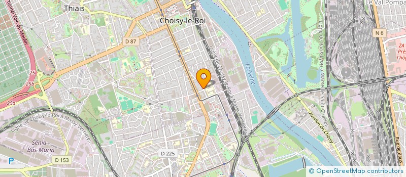 localisation de l'entreprise MONSIEUR CHRISTIAN FOSSATI  CHOISY-LE-ROI