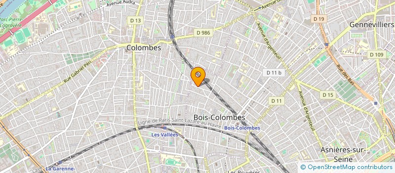 localisation de l'entreprise MONSIEUR CHRISTIAN FOULADOUX à BOIS-COLOMBES