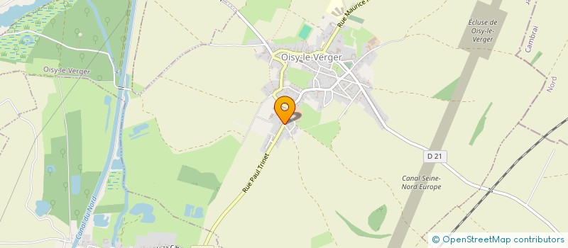 localisation de l'entreprise MONSIEUR CHRISTIAN FOULON  OISY-LE-VERGER