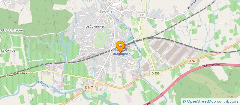 localisation de l'entreprise MONSIEUR CHRISTIAN FOURNIER  LES ARCS