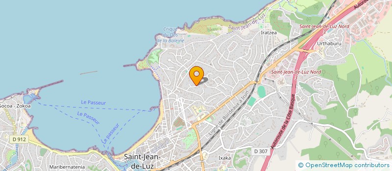 localisation de l'entreprise MONSIEUR CHRISTIAN FRANCESCHI à SAINT-JEAN-DE-LUZ