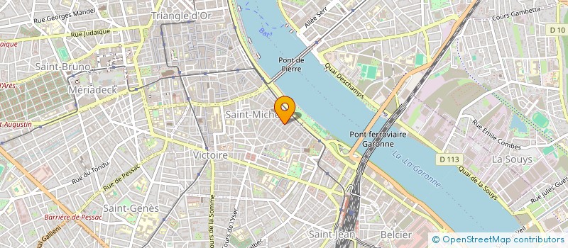 localisation de l'entreprise MONSIEUR CHRISTIAN FRANCOIS à BORDEAUX