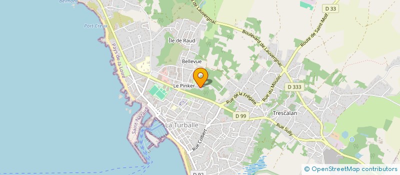 localisation de l'entreprise MONSIEUR CHRISTIAN FRANGEUL  LA TURBALLE