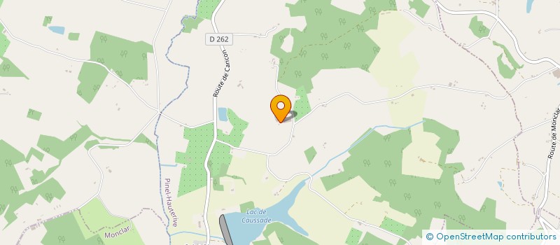 localisation de l'entreprise MONSIEUR CHRISTIAN FRANKEN  PINEL-HAUTERIVE