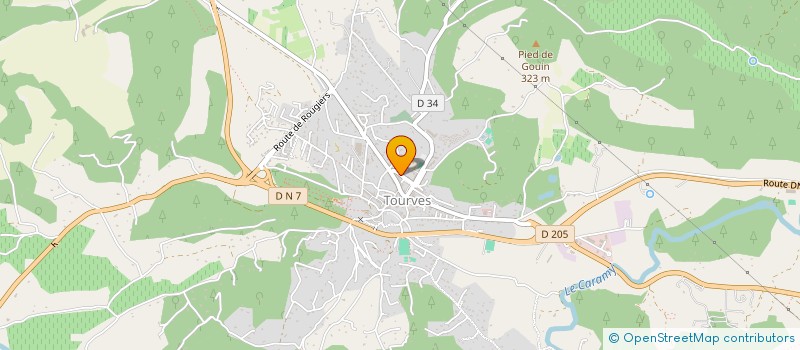 localisation de l'entreprise MONSIEUR CHRISTIAN FRANQUENK  TOURVES