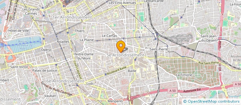 localisation de l'entreprise MONSIEUR CHRISTIAN FRAPARD  MARSEILLE
