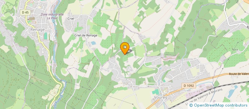 localisation de l'entreprise MONSIEUR CHRISTIAN FREMAUX à TULLINS