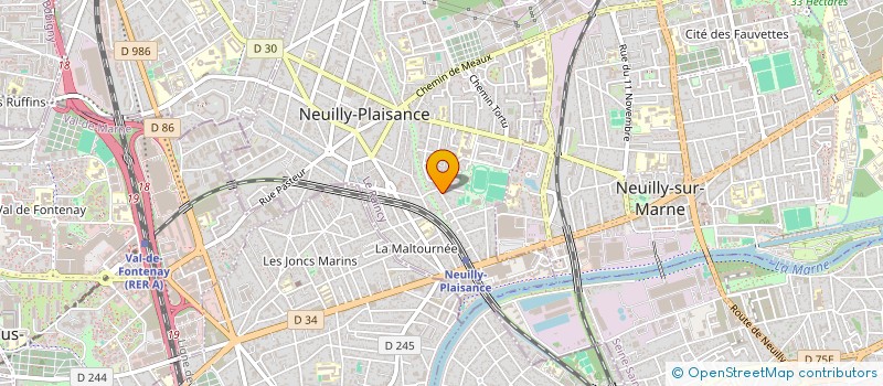 localisation de l'entreprise MONSIEUR CHRISTIAN FREMIOT  NEUILLY PLAISANCE