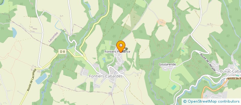 localisation de l'entreprise MONSIEUR CHRISTIAN FREMY  FONTIERS-CABARDES