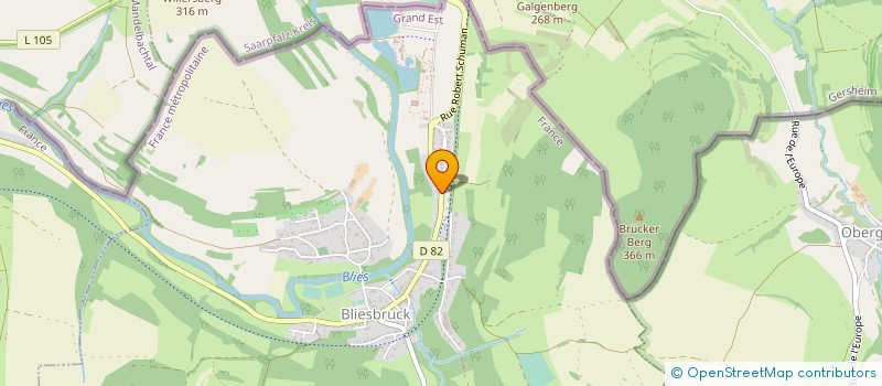 localisation de l'entreprise MONSIEUR CHRISTIAN FREYERMUTH  WLFLING-LES-SARREGUEMINES