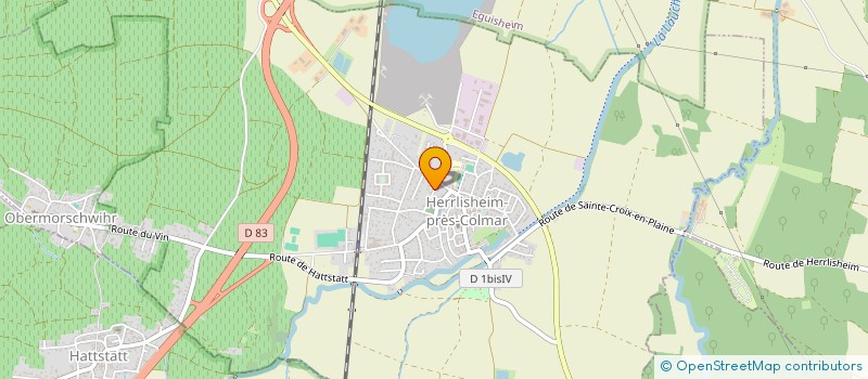 localisation de l'entreprise MONSIEUR CHRISTIAN FRICK  GUEBERSCHWIHR