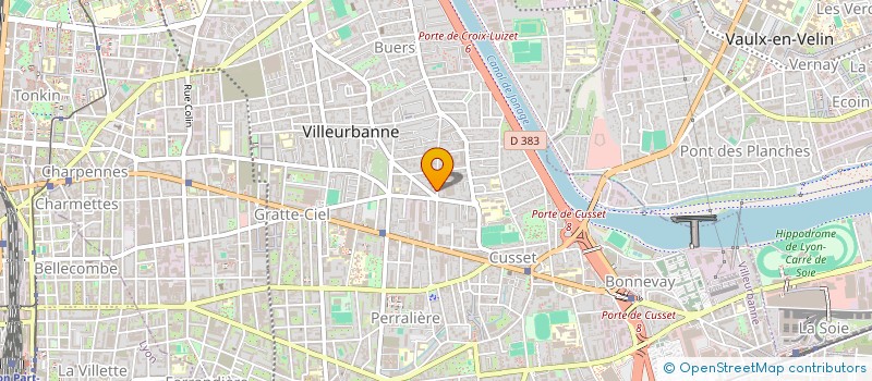 localisation de l'entreprise MONSIEUR CHRISTIAN FRIGOLA  VILLEURBANNE