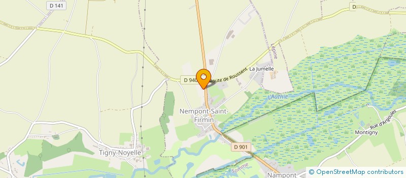 localisation de l'entreprise MONSIEUR CHRISTIAN FROGNIER  NEMPONT-SAINT-FIRMIN