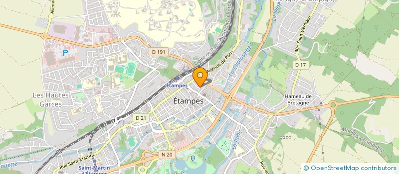 localisation de l'entreprise MONSIEUR CHRISTIAN FROIDEFOND à ETAMPES