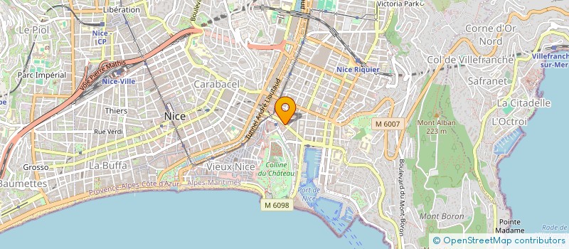 localisation de l'entreprise MONSIEUR CHRISTIAN FROLET à NICE