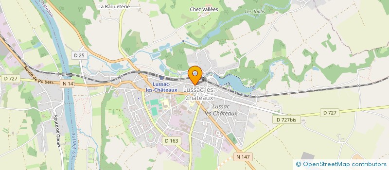 localisation de l'entreprise MONSIEUR CHRISTIAN FUMERON à LUSSAC-LES-CHATEAUX