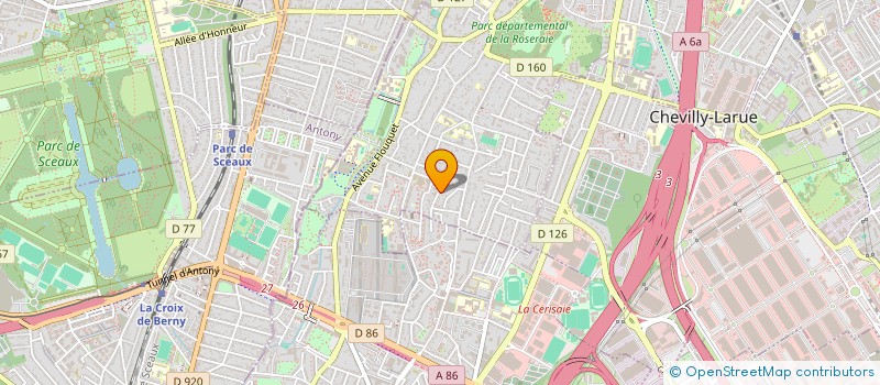 localisation de l'entreprise MONSIEUR CHRISTIAN GABORIAUD  L'HAY-LES-ROSES