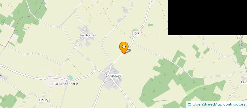 localisation de l'entreprise MONSIEUR CHRISTIAN GABORIT à CHOUPPES