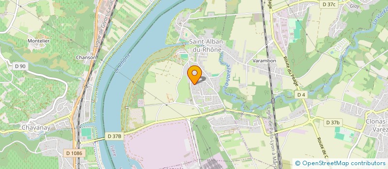 localisation de l'entreprise MONSIEUR CHRISTIAN GABRIEL GUERDNER  SAINT-ALBAN-DU-RHONE