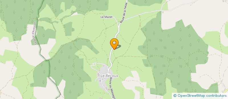 localisation de l'entreprise MONSIEUR CHRISTIAN GACHE  MASSEGROS CAUSSES GORGES