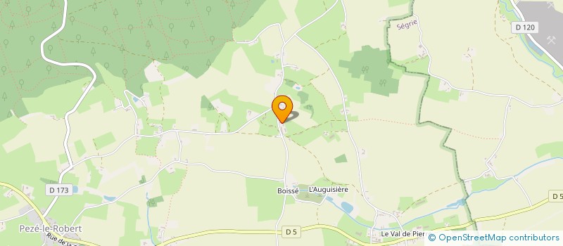 localisation de l'entreprise MONSIEUR CHRISTIAN GAIGNARD  PEZE LE ROBERT