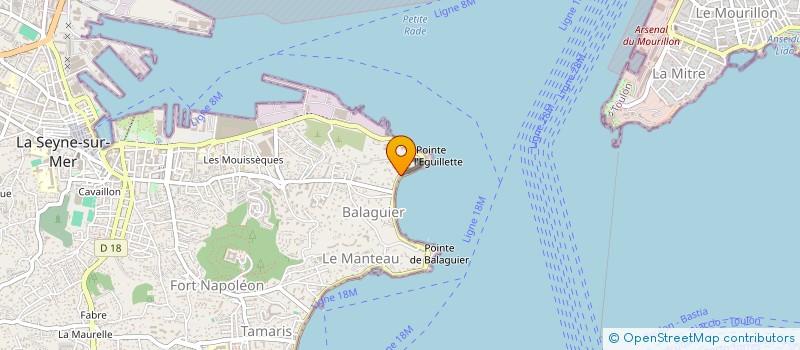 localisation de l'entreprise MONSIEUR CHRISTIAN GAILLARD à LA SEYNE-SUR-MER