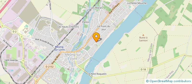 localisation de l'entreprise MONSIEUR CHRISTIAN GAILLY  MEUNG-SUR-LOIRE