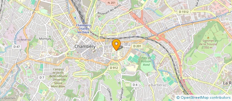 localisation de l'entreprise MONSIEUR CHRISTIAN GAIOTTINO à CHAMBERY