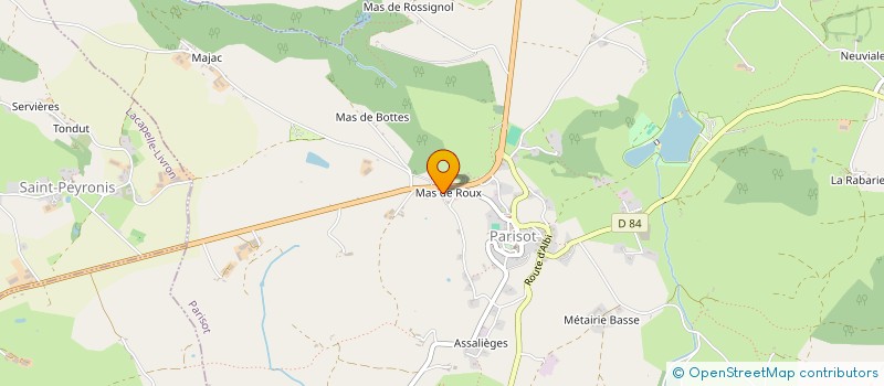 localisation de l'entreprise MONSIEUR CHRISTIAN GALAN  PUYLAGARDE