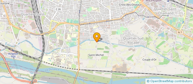 localisation de l'entreprise MONSIEUR CHRISTIAN GALAS  AVIGNON